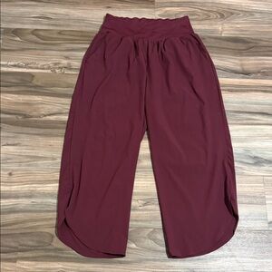 Halara Breezeful Women's High Waisted Crossover Side Pocket Pants Ankle Size M